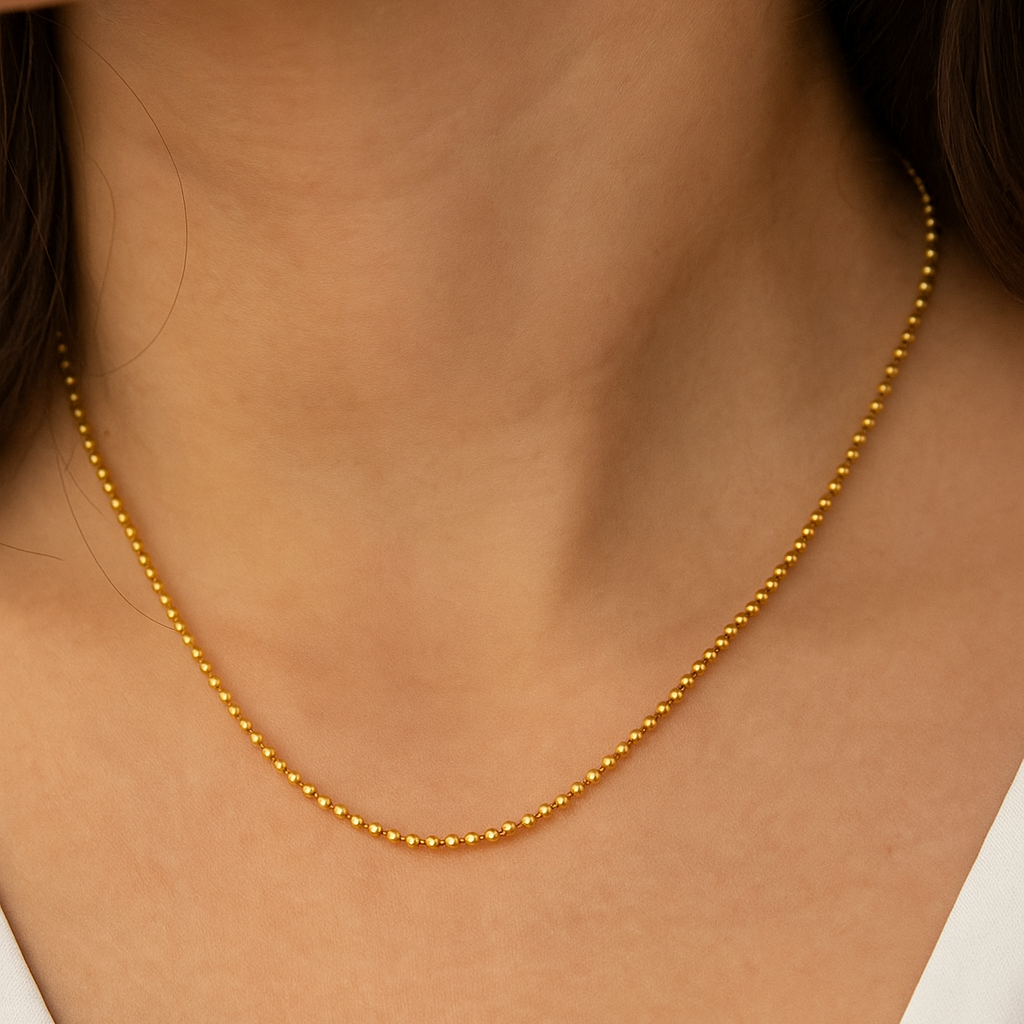 The Classic Gold Bead Chain