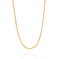 The Classic Gold Bead Chain-Seller- 18K Gold Plated Anti-Tarnish Minimalistic Demifine Jewelry by Chrystic Jewels