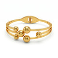 Multi-Layer Ball Cuff Bracelet