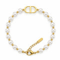Empress Pearl Link Bracelet Chain