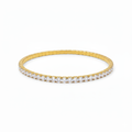 Twilight Sparkling Tennis Cuff Bracelet Single Layer