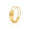 Clean Muse Cuff Bracelet-Seller- 18K Gold Plated Anti-Tarnish Minimalistic Demifine Jewelry by Chrystic Jewels