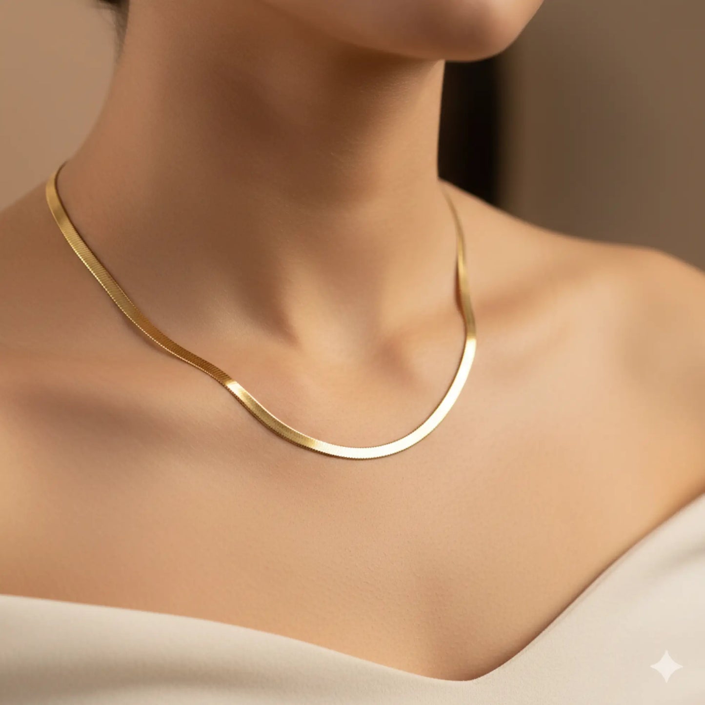 Shimmering Petal Neck Chain Combo-Seller- 18K Gold Plated Anti-Tarnish Minimalistic Demifine Jewelry by Chrystic Jewels