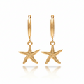 Starfish Hoop Earrings