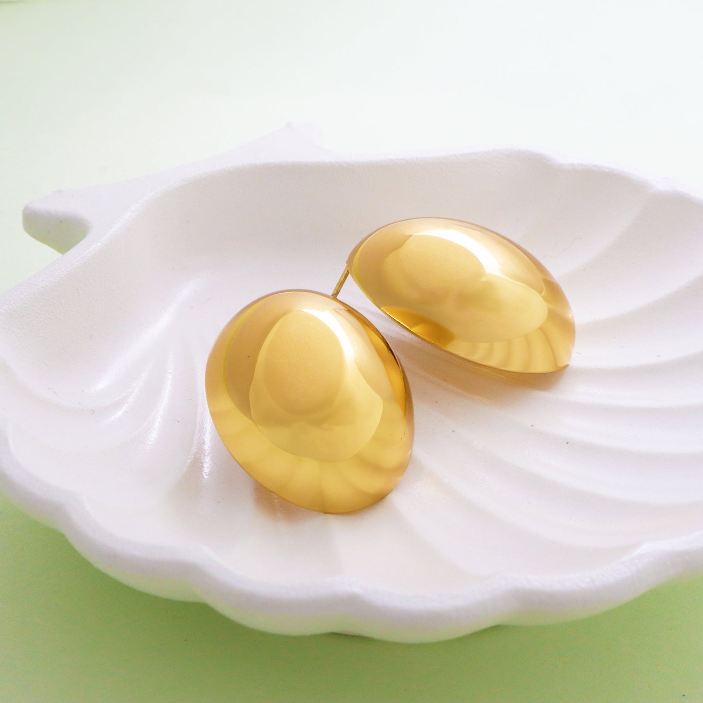 Golden Halo Statement Earrings