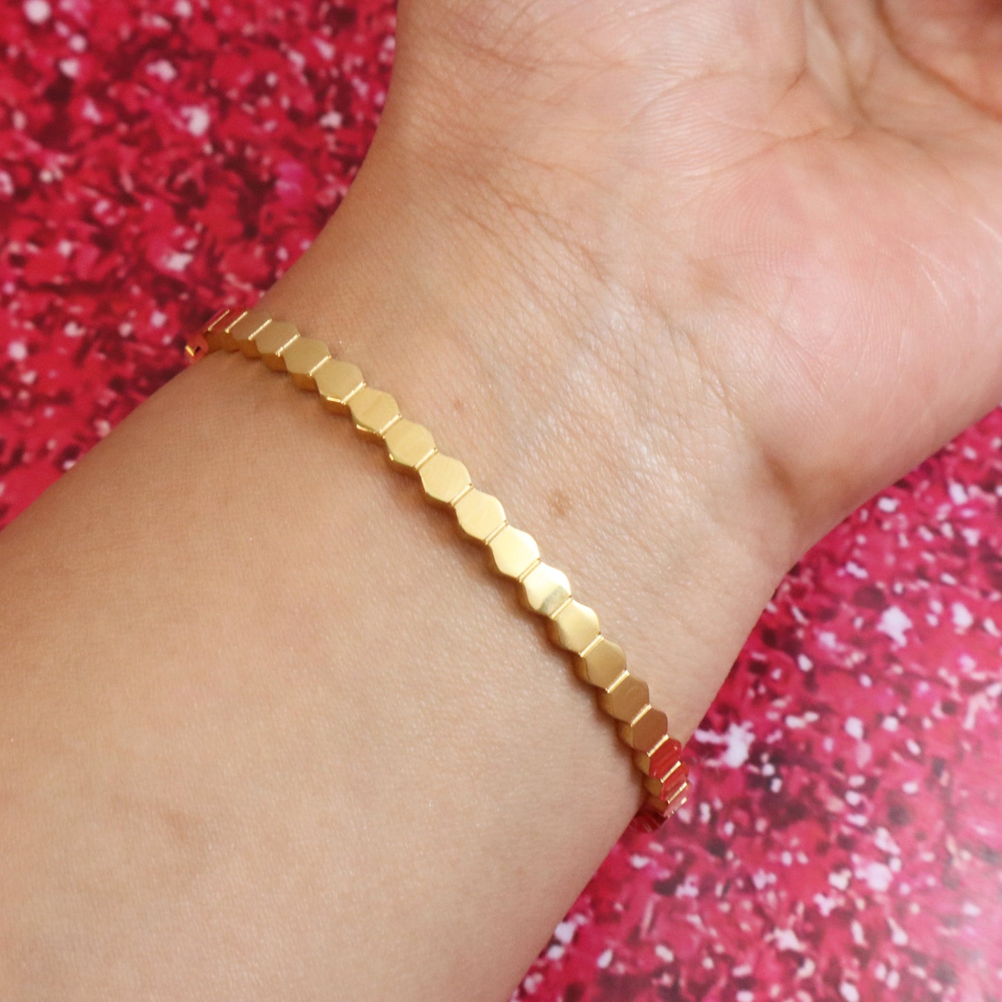 Curve Line Stacking Bracelet