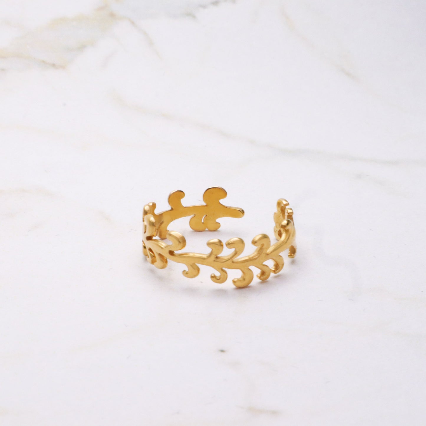 Leaf Band Ring