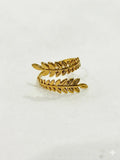Leaf Statement Wrap Ring