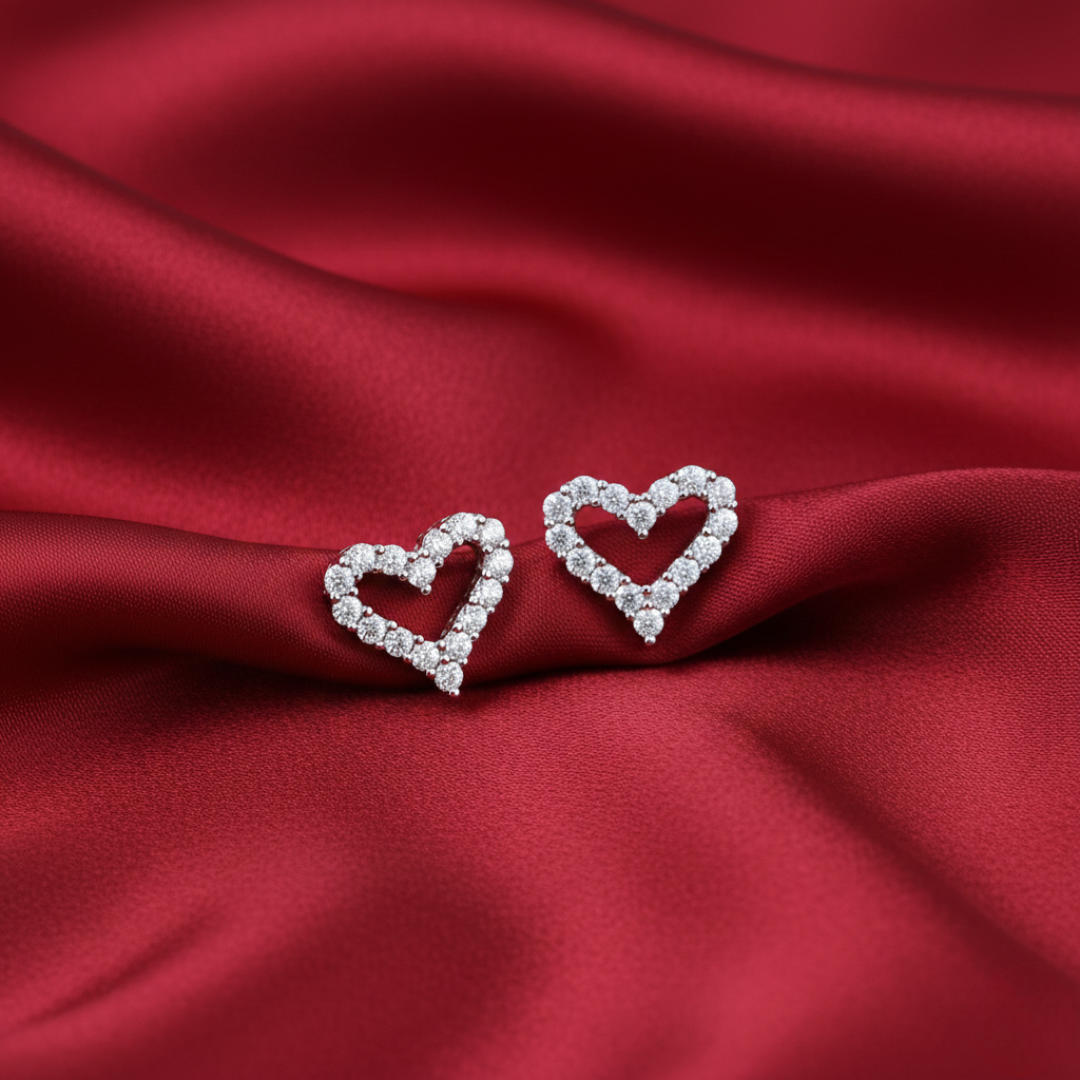 Silver Sweethearts Earrings