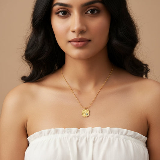 Evil Eye Coin Necklace