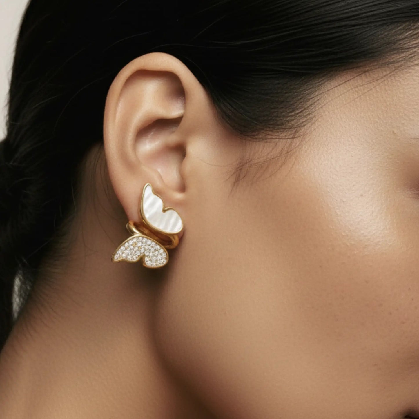 Aveline Classic Stud Earrings-Seller- 18K Gold Plated Anti-Tarnish Minimalistic Demifine Jewelry by Chrystic Jewels