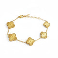 Golden Clover Bracelet Chain