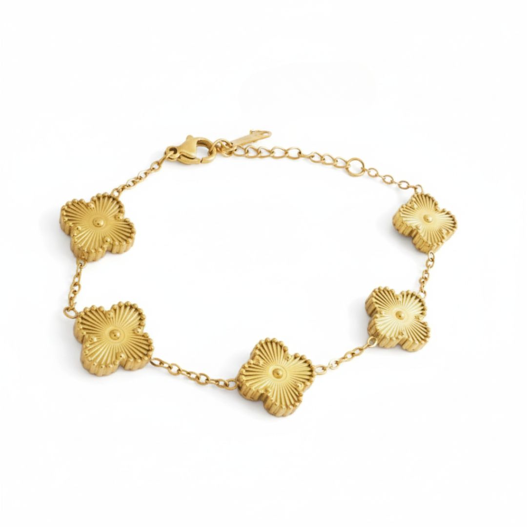 Golden Clover Bracelet Chain
