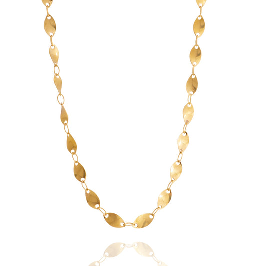 The Shimmering Petal Chain Necklace