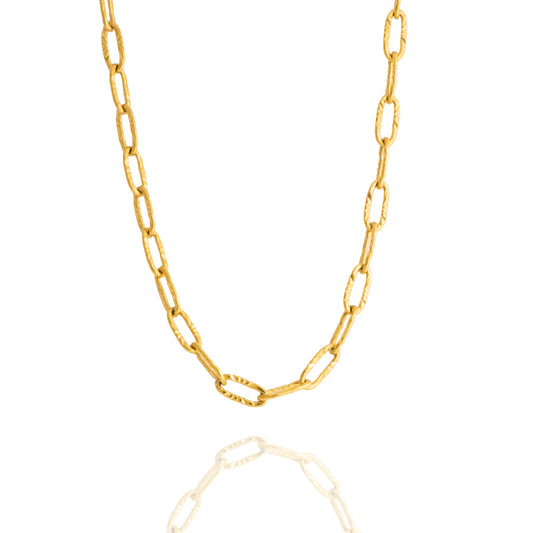 The Starlight Etched Link Necklace