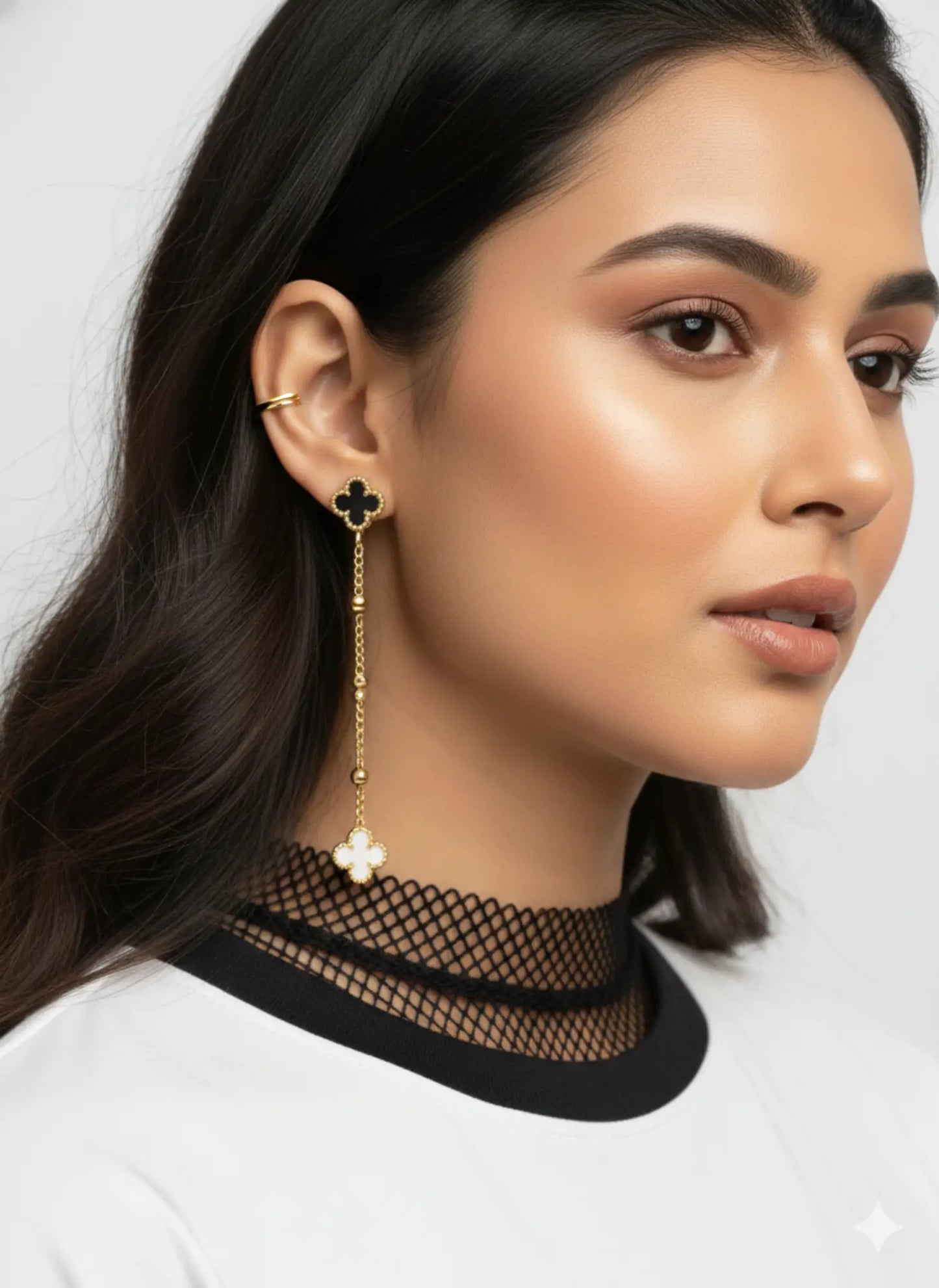 The Midnight Ear Cuff-Seller- 18K Gold Plated Anti-Tarnish Minimalistic Demifine Jewelry by Chrystic Jewels