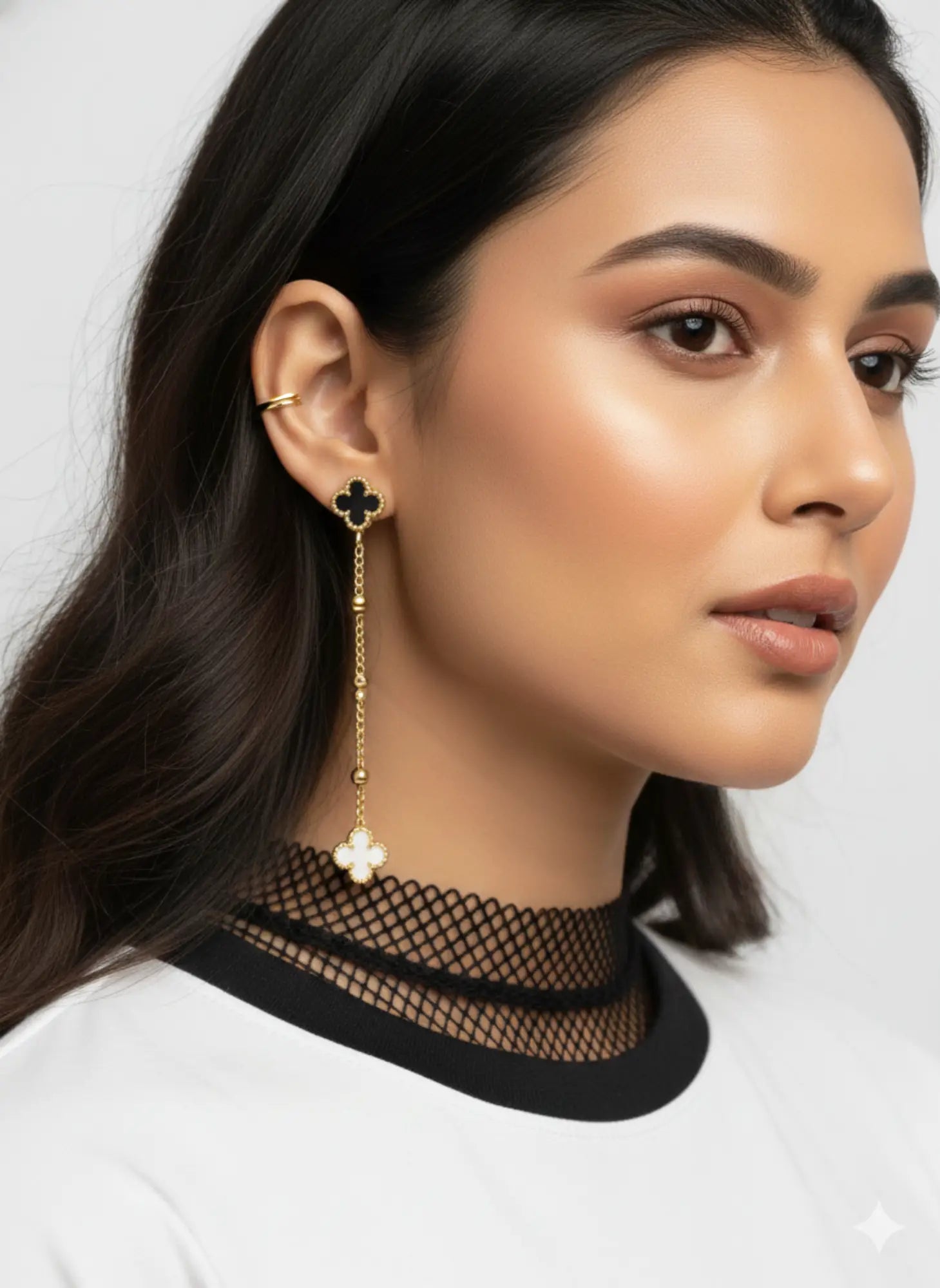 The Midnight Ear Cuff-Seller- 18K Gold Plated Anti-Tarnish Minimalistic Demifine Jewelry by Chrystic Jewels