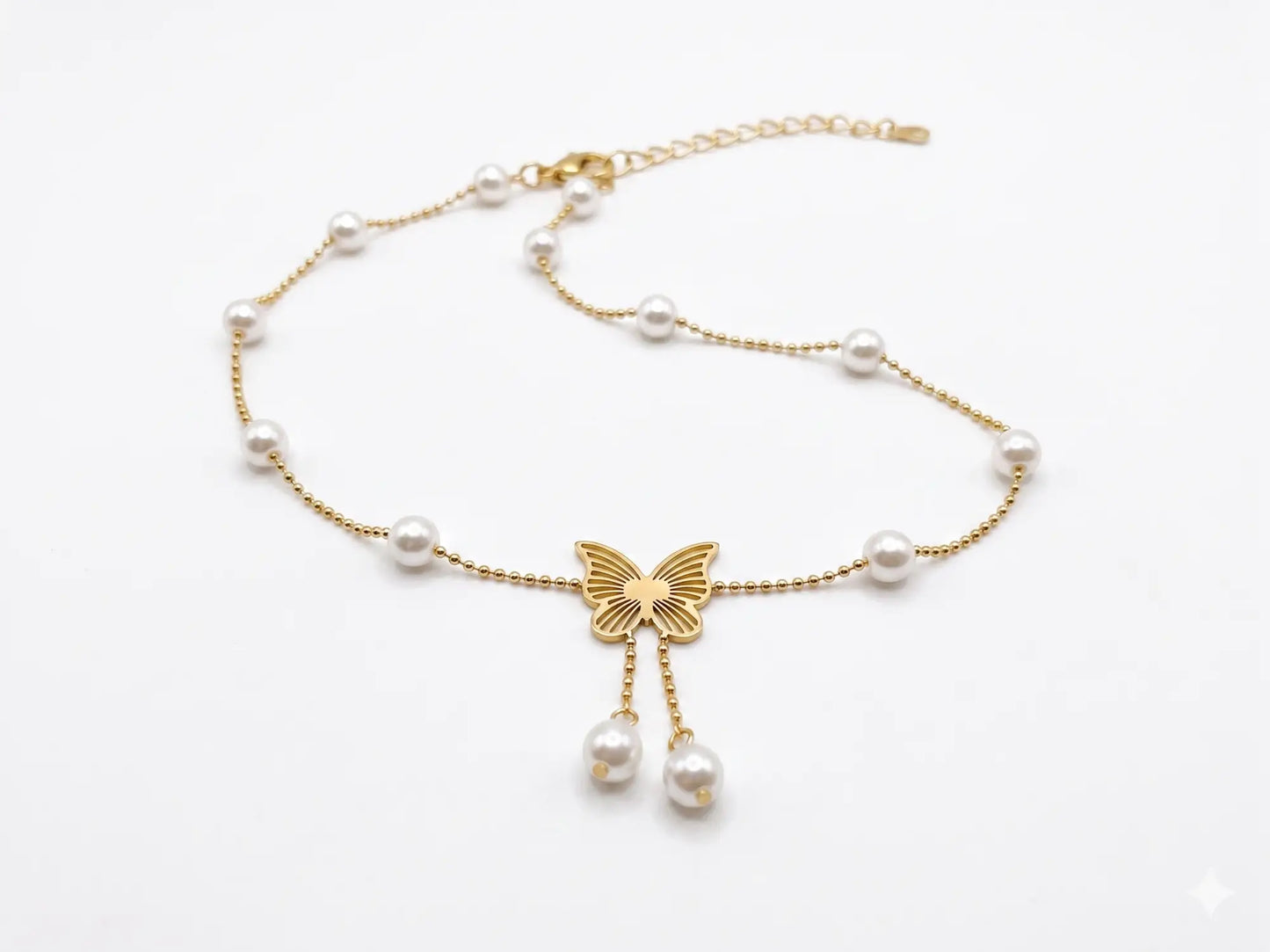 Pearl Dangle Anklet