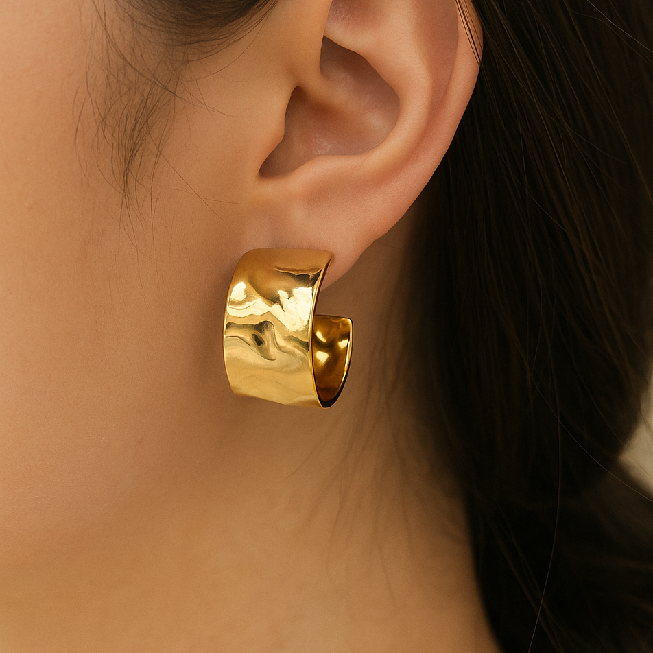 The Golden Wave Statement Hoops