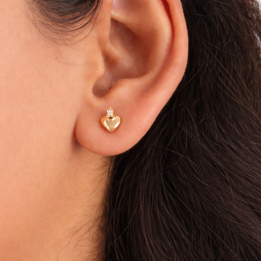 Mini-Hearts Stud Earrings