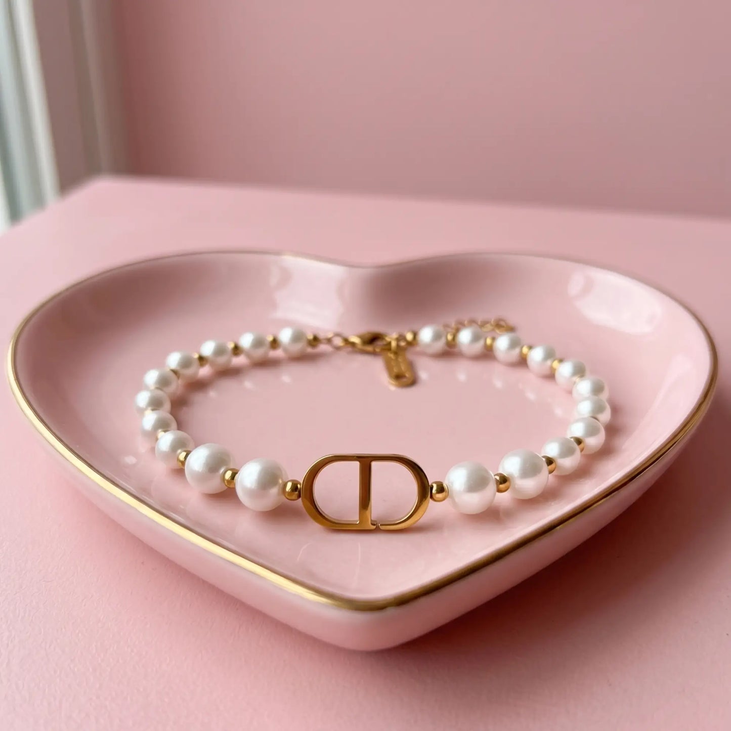 Empress Pearl Link Bracelet Chain