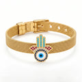 Evil Eye Watch Style Bracelet
