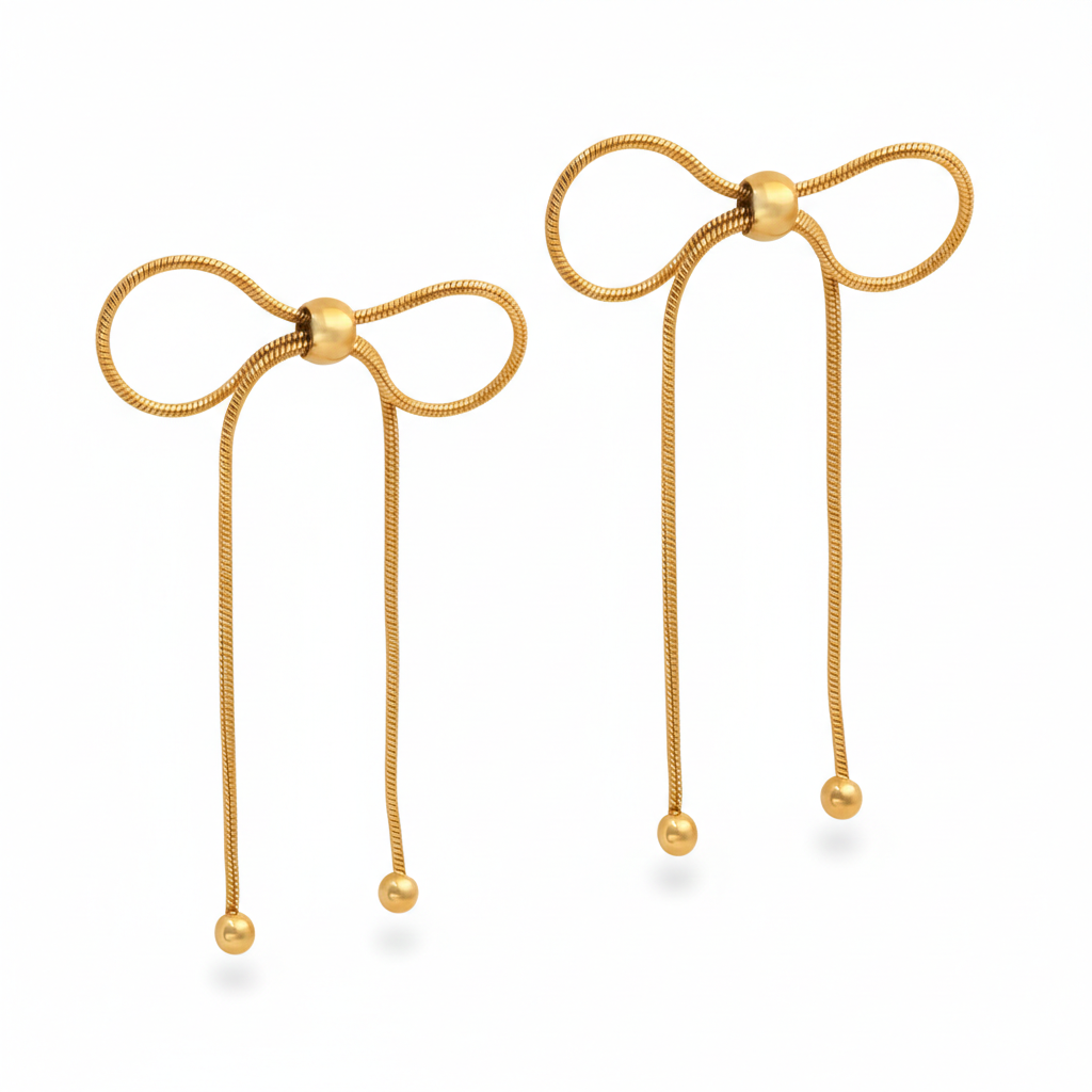Bold Bow Earrings