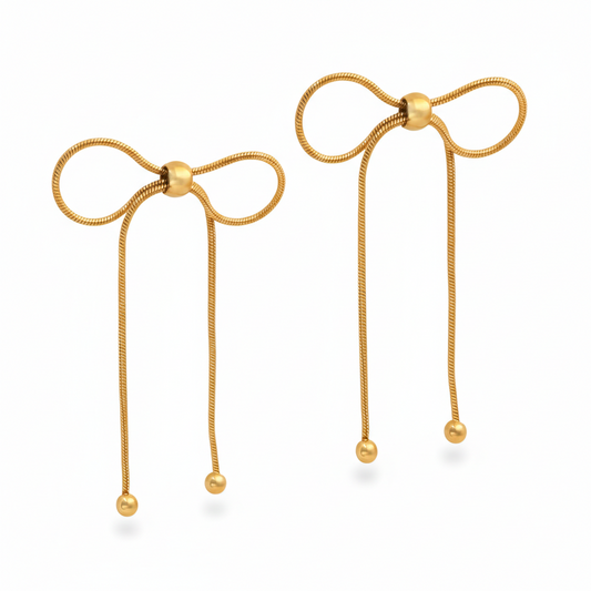 Bold Bow Earrings