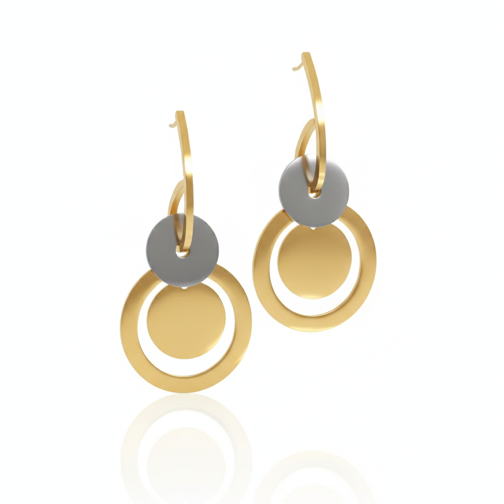 Circle Fusion Earrings