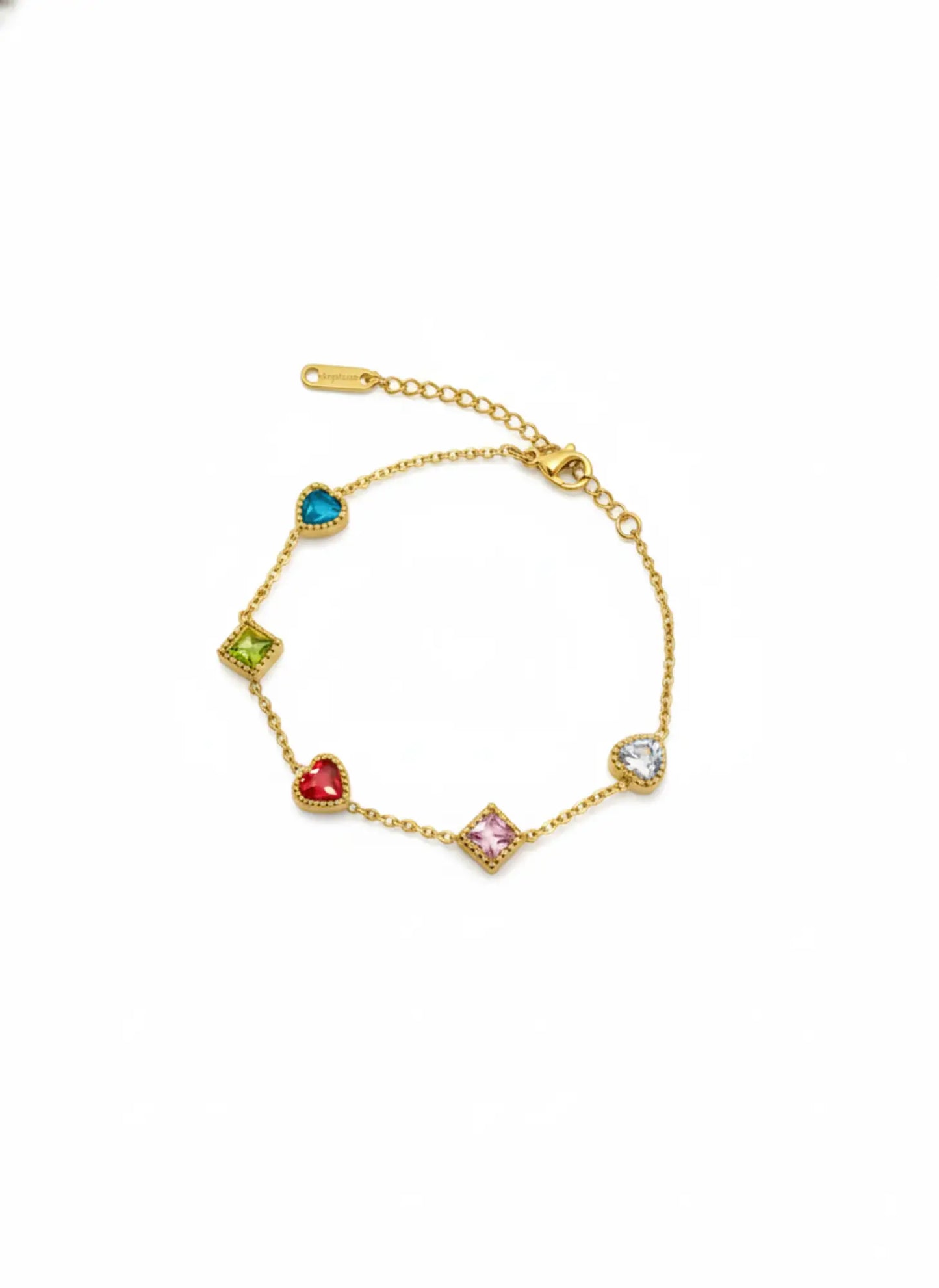 Amore Wrap Bracelet-Bracelets- 18K Gold Plated Anti-Tarnish Minimalistic Demifine Jewelry by Chrystic Jewels