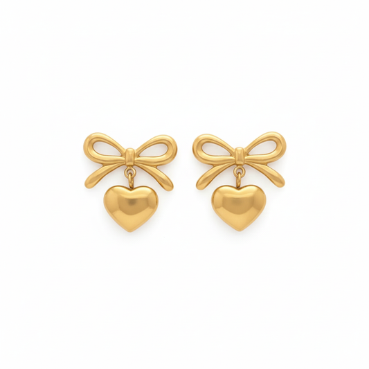 Bowtied Love Earrings