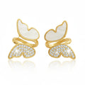 Aveline Classic Stud Earrings-Seller- 18K Gold Plated Anti-Tarnish Minimalistic Demifine Jewelry by Chrystic Jewels
