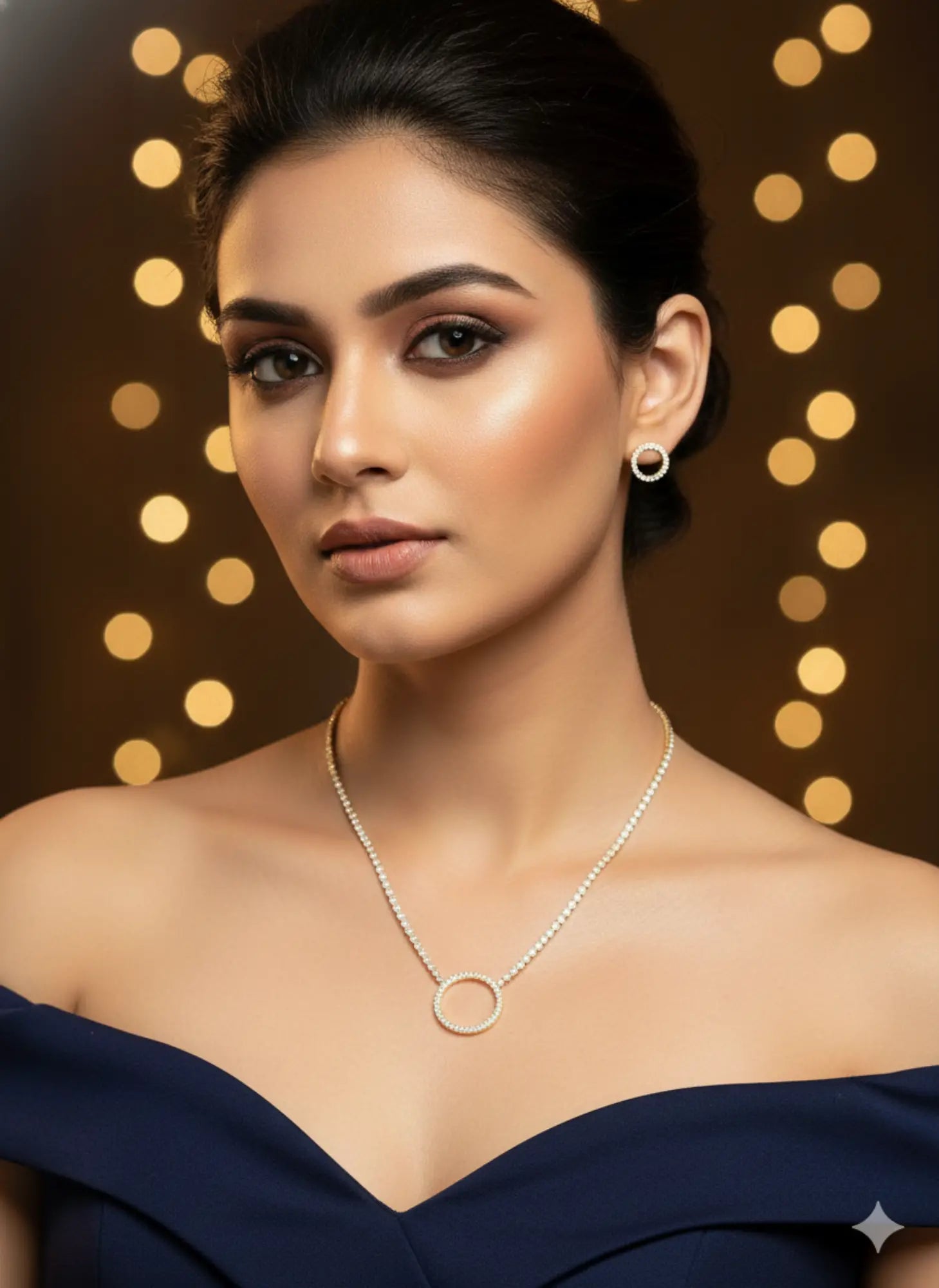 Everlasting Sparkle Set-Seller- 18K Gold Plated Anti-Tarnish Minimalistic Demifine Jewelry by Chrystic Jewels