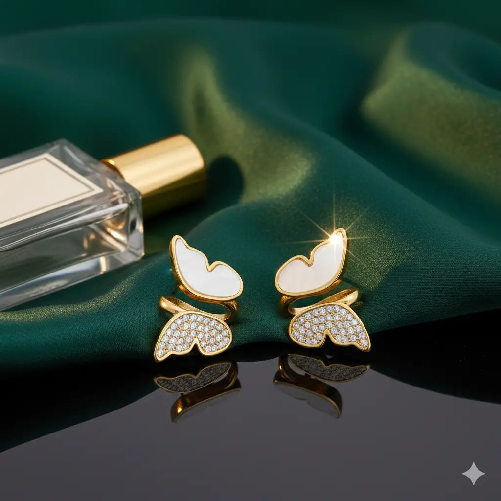 Aveline Classic Stud Earrings-Seller- 18K Gold Plated Anti-Tarnish Minimalistic Demifine Jewelry by Chrystic Jewels