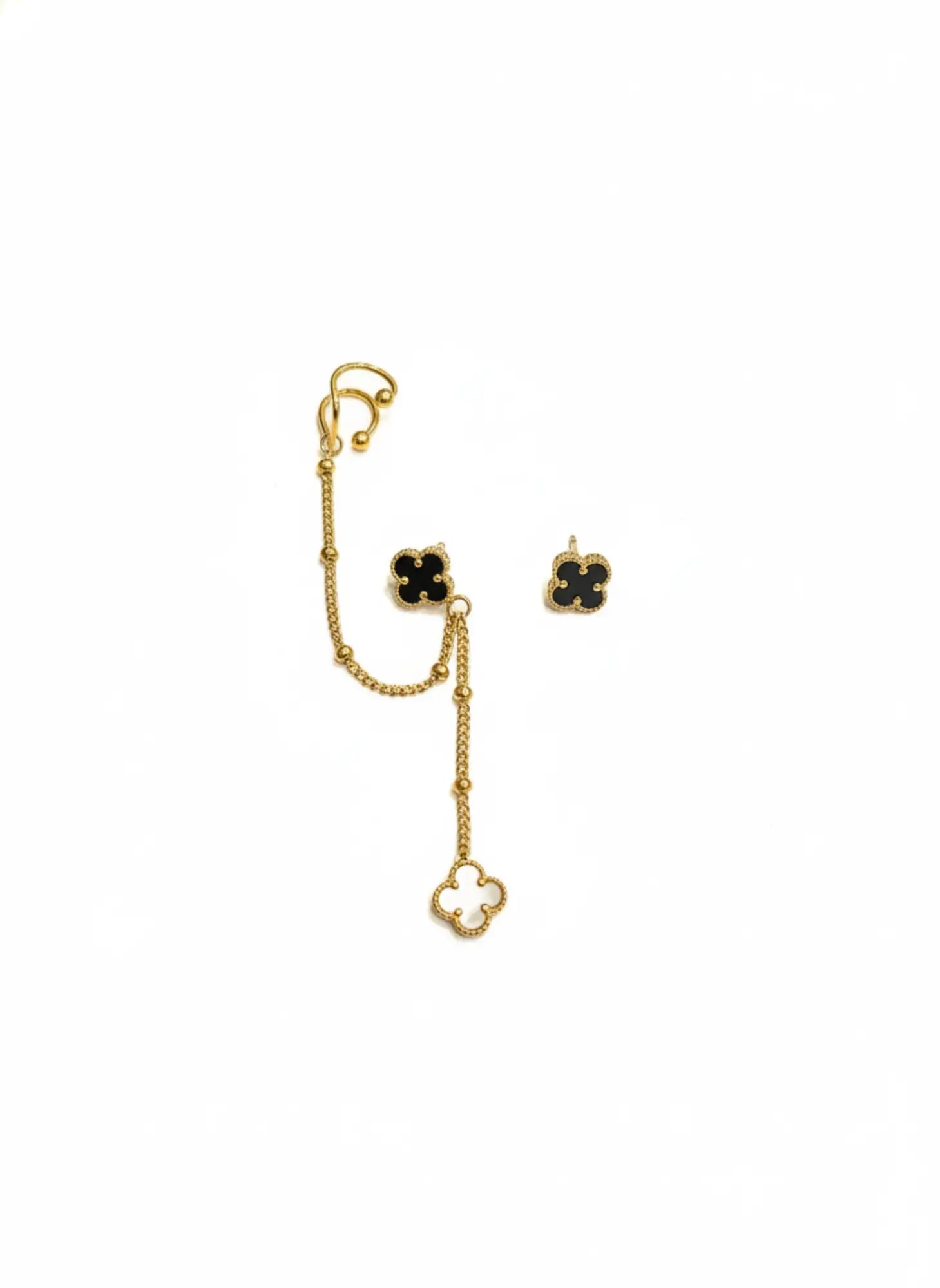 The Midnight Ear Cuff-Seller- 18K Gold Plated Anti-Tarnish Minimalistic Demifine Jewelry by Chrystic Jewels
