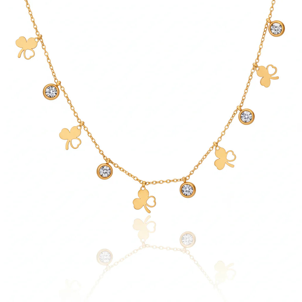 Charm Starlight NeckChain Combo-Seller- 18K Gold Plated Anti-Tarnish Minimalistic Demifine Jewelry by Chrystic Jewels
