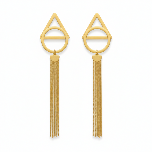 Geo Glam Statement Earrings