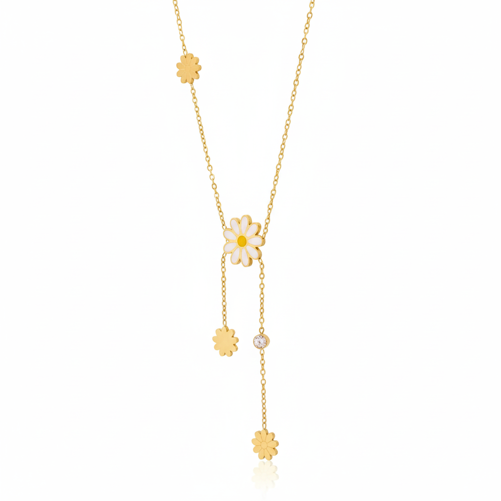Sunflower Daisy Necklace