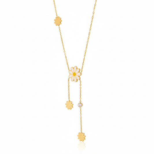 Sunflower Daisy Necklace