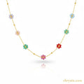 Candy Daisy Necklace Chain-Seller- 18K Gold Plated Anti-Tarnish Minimalistic Demifine Jewelry by Chrystic Jewels