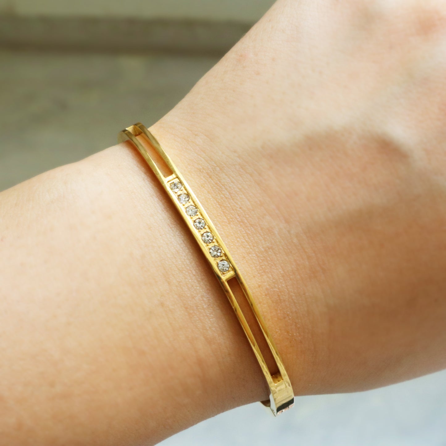 The Aurelia Slit Bangle Bracelet