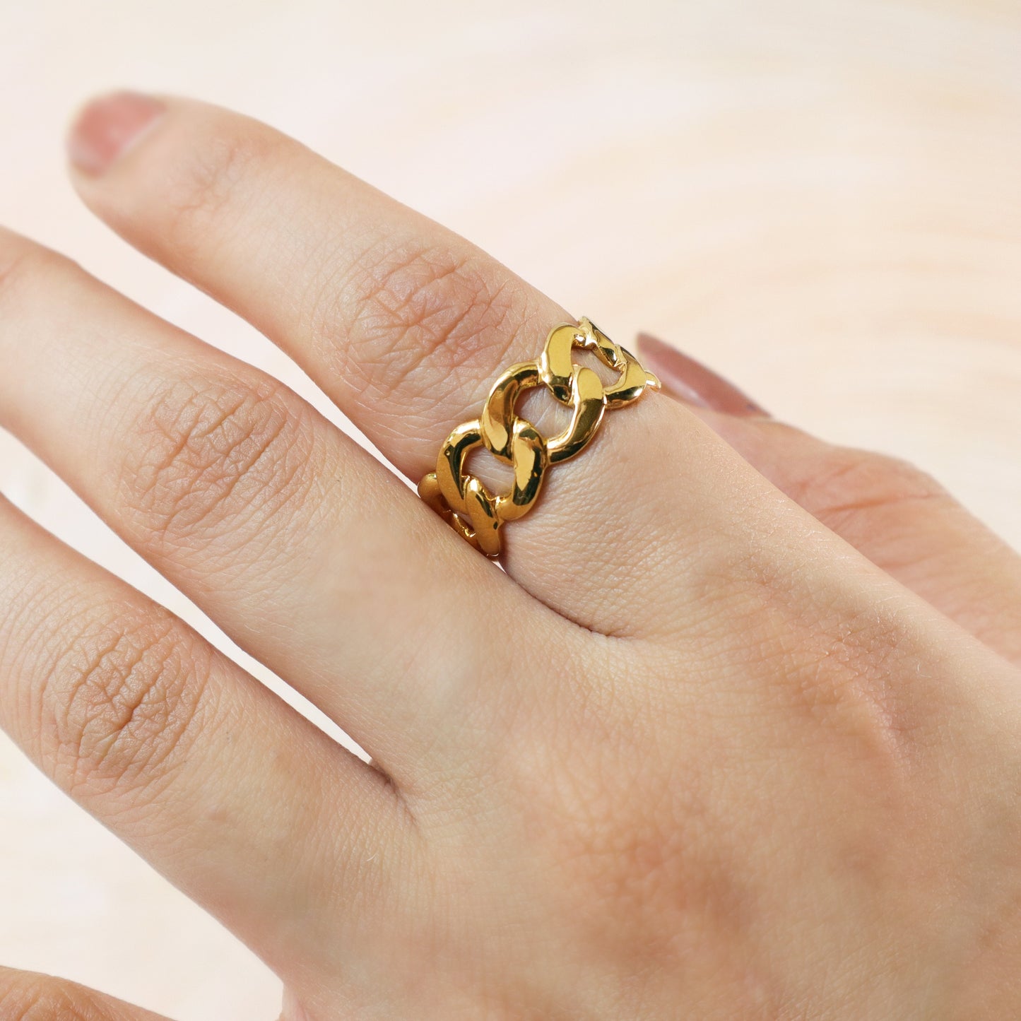 The Amelie Croissant Ring