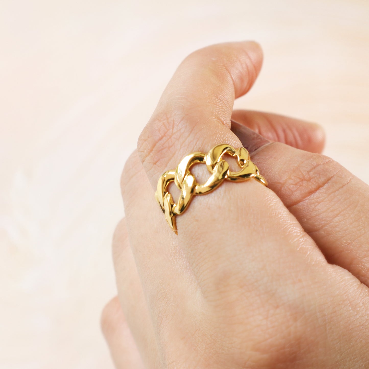 The Amelie Croissant Ring