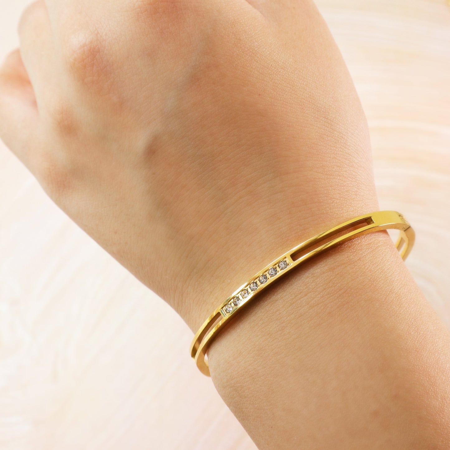 The Aurelia Slit Bangle Bracelet