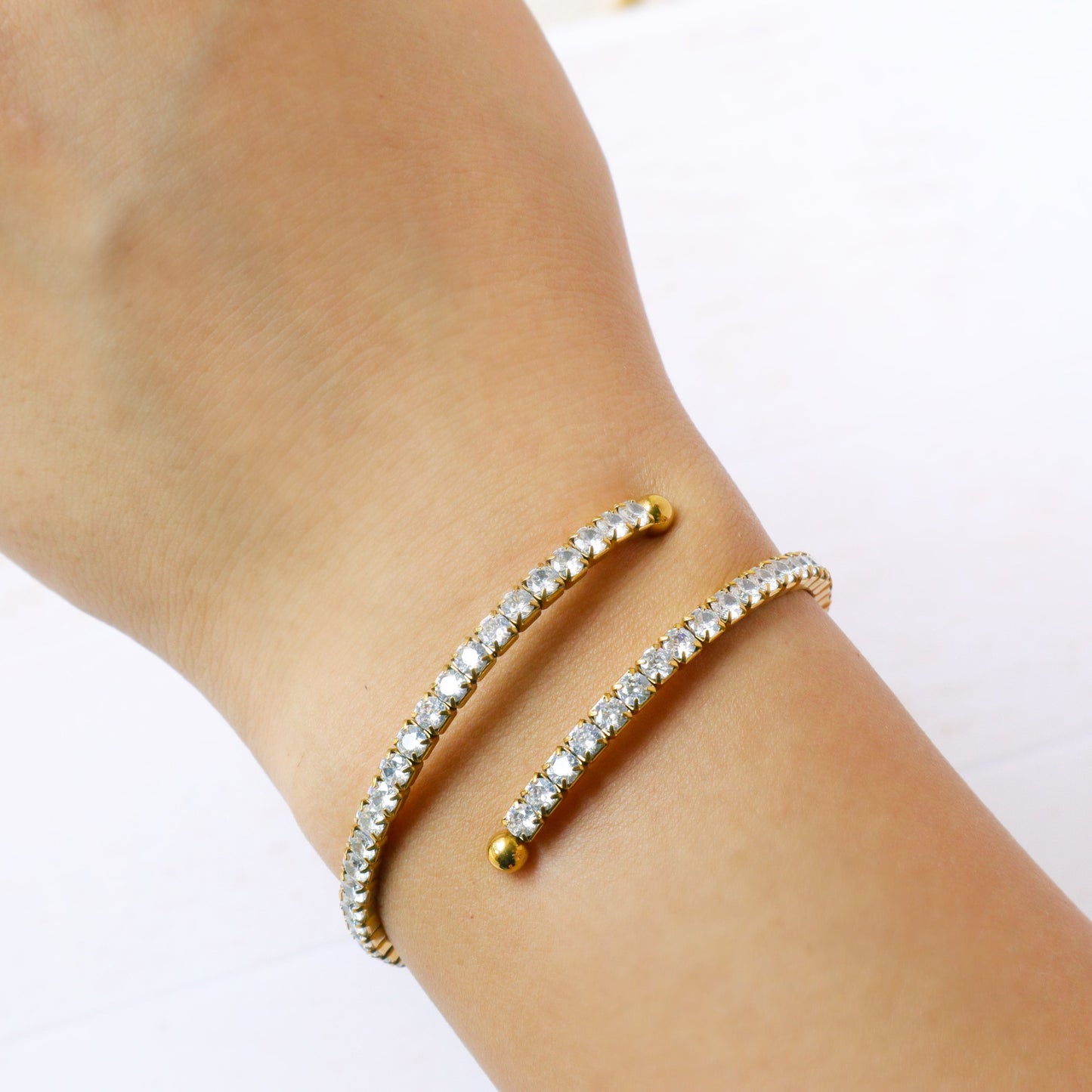 Twilight Sparkling Tennis Cuff Bracelet