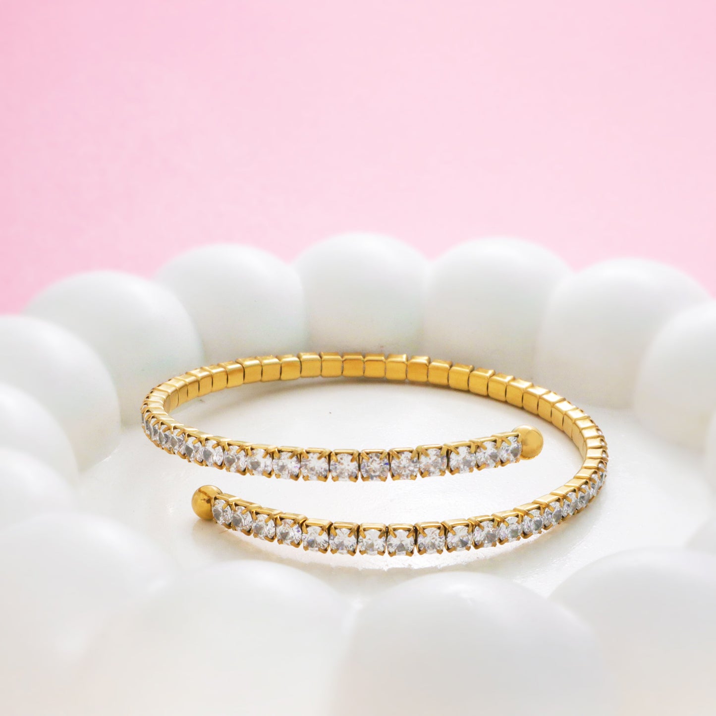 Twilight Sparkling Tennis Cuff Bracelet