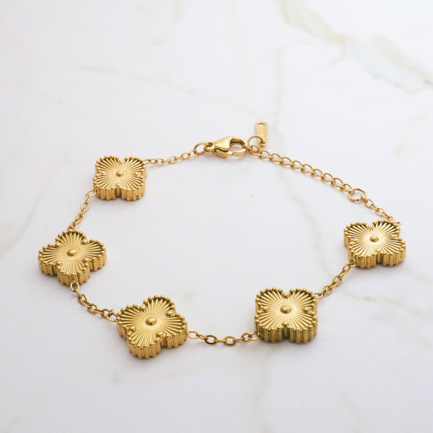 Golden Clover Bracelet Chain