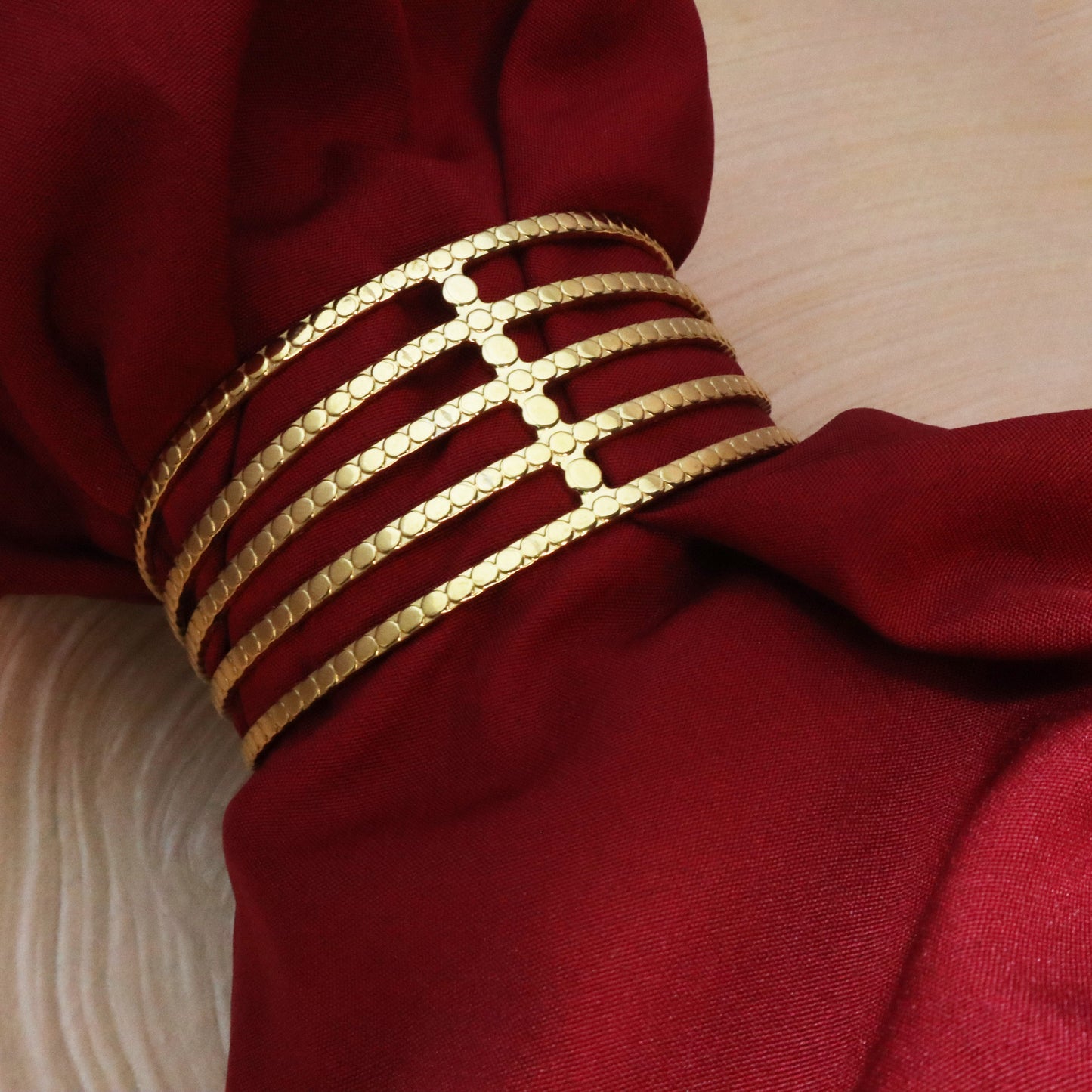 Radiant Row Cuff Bracelet