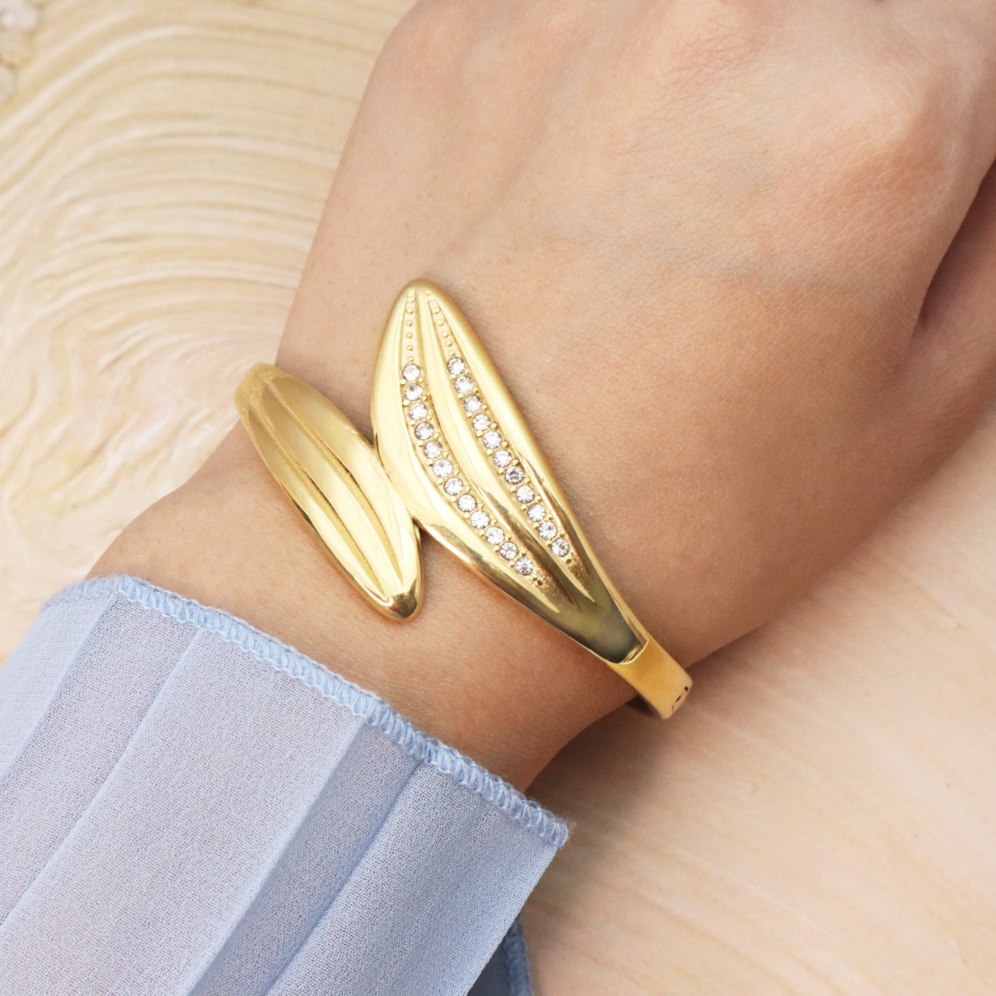 Golden Vine Cuff Bracelet
