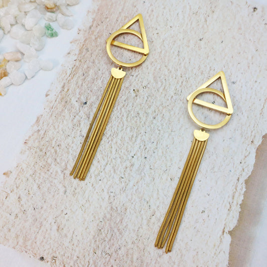 Geo Glam Statement Earrings